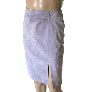 Margaret Godfrey suede skirt